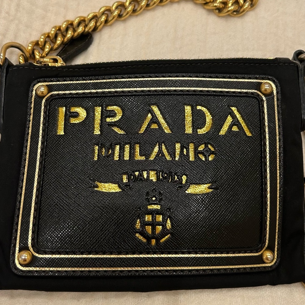 Prada Tessuto Oro Crossbody Bag - Picture 4 of 5